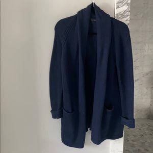 Navy blue cardigan
